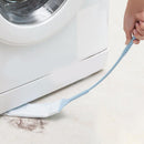 Long Handle Dust Brush Non-woven Household Bedroom Cleaning Tools (Blue) Newly