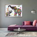 Diamond Painting Little Elephant Partial Special Rhinestone Picture (UP061)