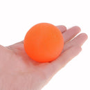 Hand Grip Muscle Power Train Jelly Fitness Finger Exerciser Ball(Orange)