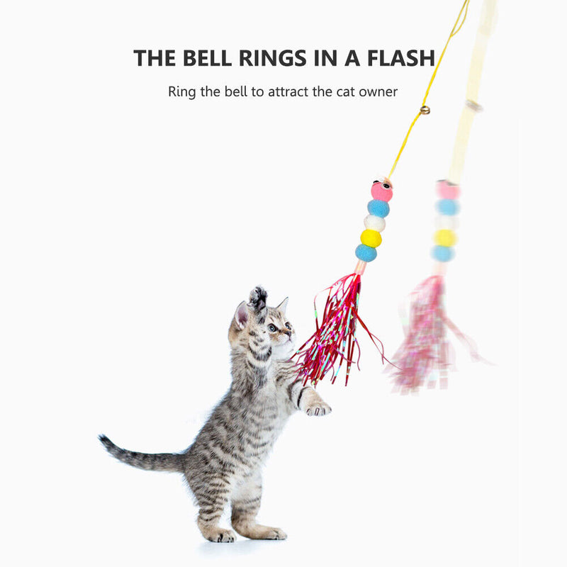 Funny Self-hey Cat Stick Pet Supplies Cat Accessories Adjustable Amusing Ca