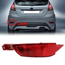 Lamp Hoods Left Rear Bumper Reflector Fog Light Tail LightsFord Fiesta MK7