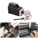 Aluminum Alloy Child Safety Sliding Window Restrictor Lock with 2 Keys