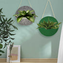 2x Wall Hanging Planting Bag Garden Plant Grow Planter Container (Green 1) Newly