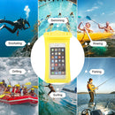Waterproof Phone Case Underwater Touch Screen Mobile Phone Bags (Yellow)