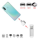 CW10029 High Speed USB Thumb Drive Clear Cap Zinc Alloy USB 2.0 Pen Jump Drive