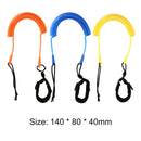 10 Feet Coiled Leash Leg Rope for Surfing Board Stand Up Paddle Board Surfboa