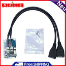 Mini-PCI-E, Dual USB Adapter PCIe to 5 Pin 2 Ports USB2. 0 Converter Card for USB