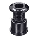 MOTSUV 5x MTB Bicycle Chainring Bolts Disc Chainwheel Screws (Black 6.4mm) Newly