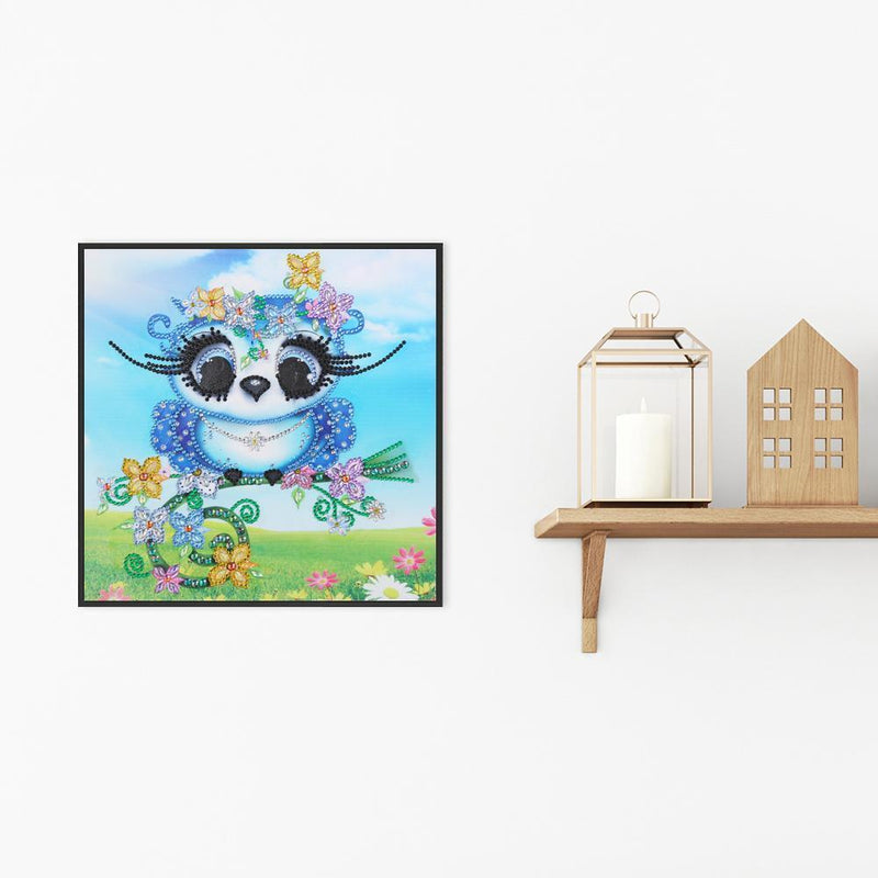 5D DIY Special-shaped Diamond Painting Cross Stitch Kit (Cute Cat-YX8071)