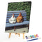 Chicken Chair Canvas Painted Oil Paint By Numbers Wall Art Modern Bedroom Decor