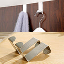 Cabinet Draw Organizer Holder Z-shape Stainless Steel Clothes Hanger Door Hook