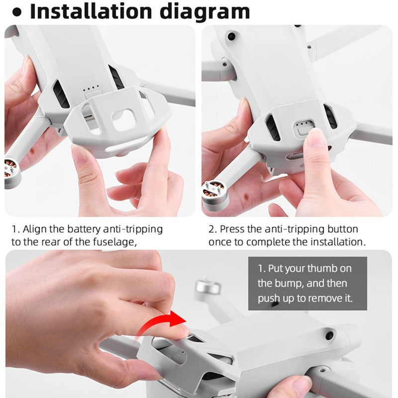 Holder Anti-Drop Battery Protection Battery Buckle Cover For DJI Mini 3 Pro