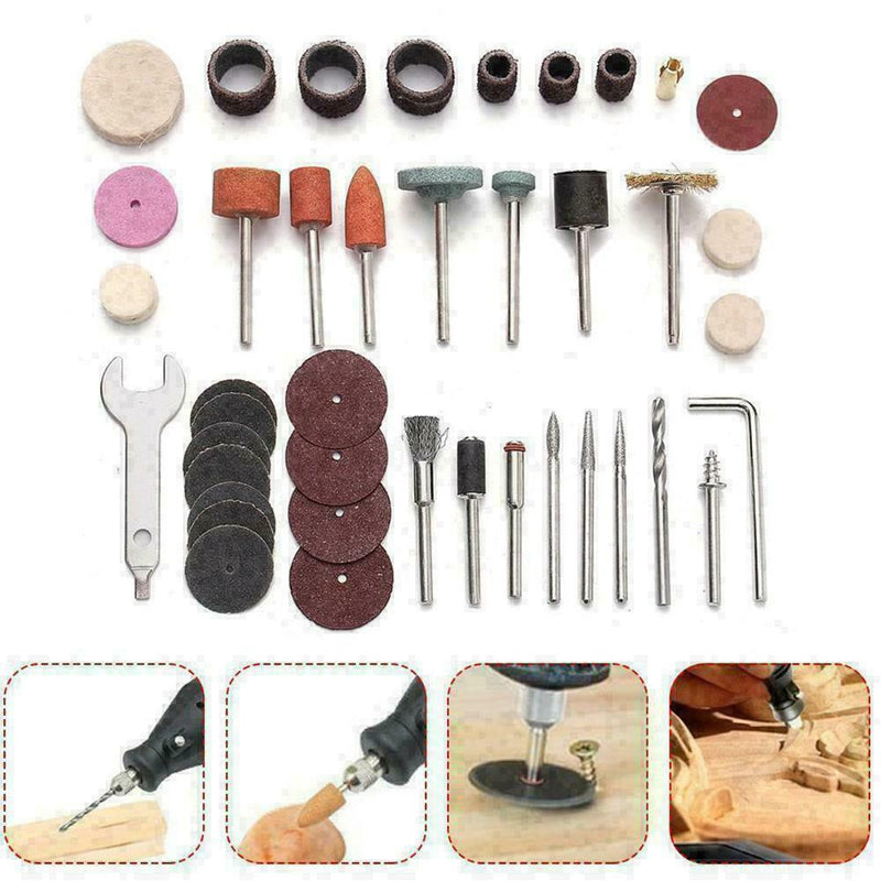 40pcs/set Mini Electric Drill Grinder Rotary Tool Grinding L0A6 F5X3 Polis W4I7