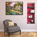 5D Diamond Painting DIY running water Full Round Drill Mosaic Picture