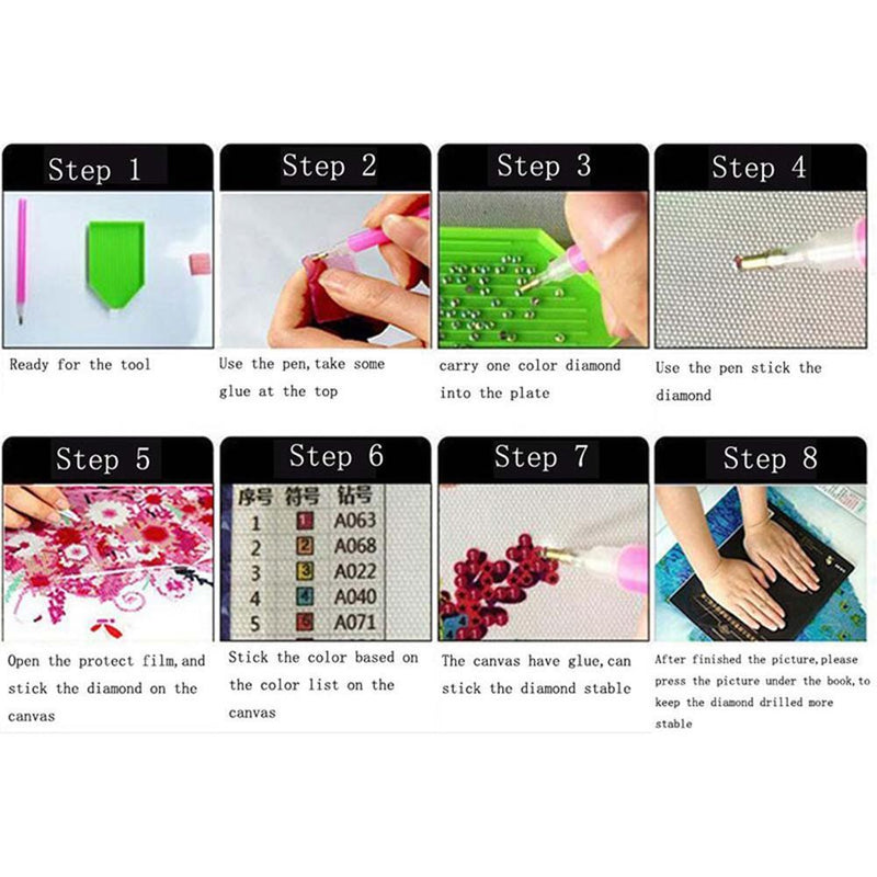 5D DIY Full Drill Diamond Painting Religion Cross Stitch Embroidery Kits