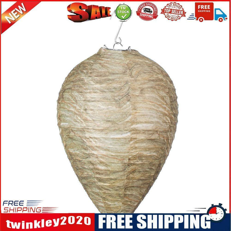 11x8.7 inch Eco Friendly Wasp Nest Decoy Repellent Hanging Wasp Deterrent
