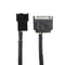 2pcs Sleeved SATA 15Pin to Small 4Pin Fan Power Adapter Extension Cable