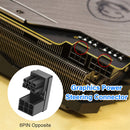 ATX 6Pin Female to 6Pin Male 180 Degree Power Adapter for Desktops GPU (B) Newly