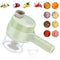 Wireless Food Processor 2 in 1 Electric Vegetable Cutter Set Vegetable Chopper
