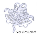 Christmas Bell Cutting Dies Stencils Scrapbook Embossing DIY Craft Card-177608