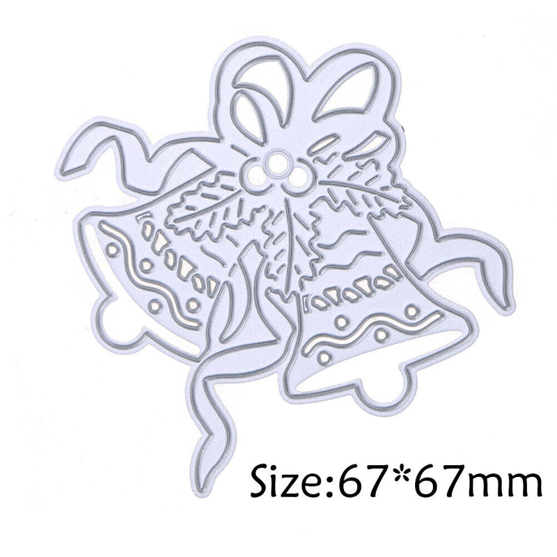 Christmas Bell Cutting Dies Stencils Scrapbook Embossing DIY Craft Card-177608