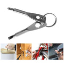1 Set Stainless Steel Mini EDC Slotted Screwdrivers Keychain Pocket Repair Tools