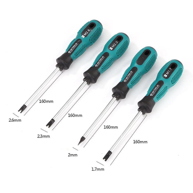 Manual Insulated Screw Driver U-shaped Screwdriver Repair Hand Tool (4pcs) Newly