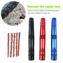Bike Tyre Puncture Service Tool Kit Tubeless Tire Repair Rubber Strip (Red)