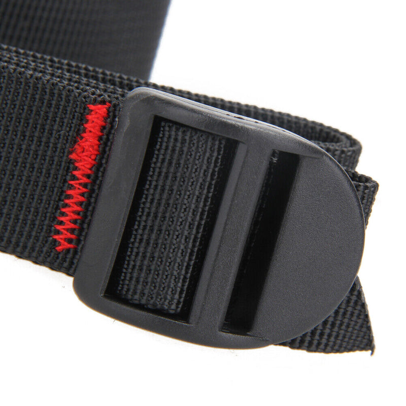 Black Nylon Cargo Tie Down Luggage Lash Belt Work Load 125kg Strap Approx