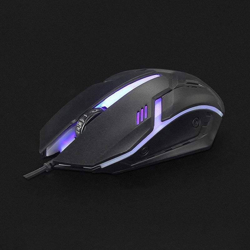 120cm USB 5500dpi 2 Buttons Led Business Mouse Optical Ergonomic for Game O