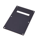 PVC Pickguard Tremolo Cavity Backplate for Electric Guitar Accessory(Black)