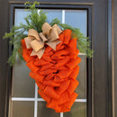 Ornaments Door Trim Bow Tie R attan Circle Carrot Decoration Wreath Easter Day