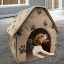 Portable Dog House Foldable Winter Pet Bed Nest Tent Cat Puppy Kennel (A)