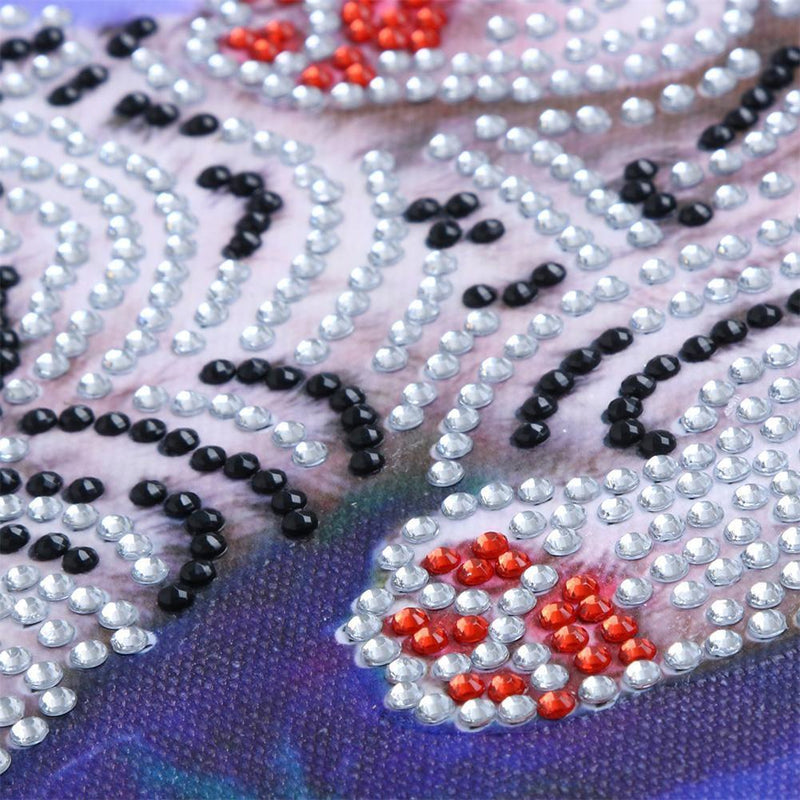 Ecotrump 5D DIY Special Shaped Diamond Painting White Tiger Cross Stitch Embroid
