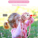 Kids Mini Camera Cute Horse Digital Camera Children Educational Toys (Pink)