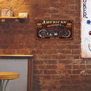 American Classics Retro Metal Plate Tin Sign for Bar Pub Club Cafe Wall Art Kits