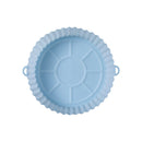 #A Silicone Air Fryer Pad Reusable Round Cake Pan Bakeware for Oven Steamer Co