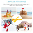 Winter Plastic Snowball Clip Kids Snow Sand Ball Maker Mold Toys (Single)