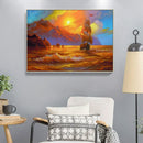 Full Round Drill Diamond Painting Sunset Boat Pictures Handiwork Art Mosaic K