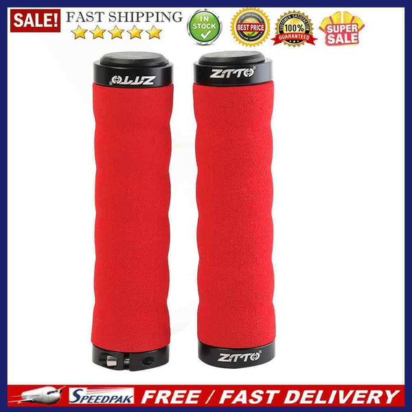 ZTTO 2x Bike Handlebar Grip MTB Non-slip Lockable Sponge Cover Cycling Equi