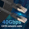 40Gbps Cat8 Ethernet Cable SFTP RJ45 LAN Patch Cord for Router Modem (7.6m)