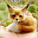 Simulation Sitting Fox Stuffed Animal Soft Plush Kids Gifts Christmas R3G3 Y1F0