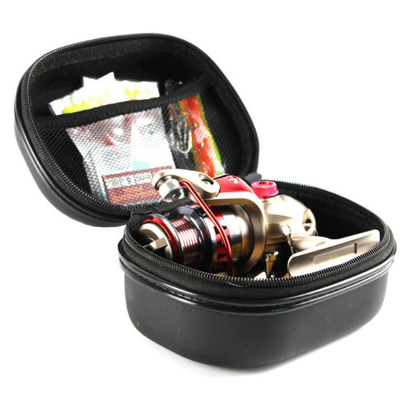 Portable Fishing Bags Spinning Reel Pouch Protective Hard Case Cover Holder