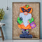 30x40cm 5D DIY Full Round Drill Diamond Painting Gingerbread Goblin Art Decor