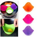 Cookare Silicone Egg Steamer Pan Poached Cups Mould Home For Kitchen C3C5