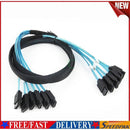 6pcs/set SATA III SAS Data Cable for Server SATA 7 Pin to SATA 7 Pin (1m)
