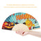 Halloween Pumpkin Fan Oil Paint By Numbers Craft Frameless Handheld Home Deco