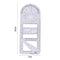 Geometric Ruler Students Rotatable Mathematical Ellipse Circle Drafting Tools