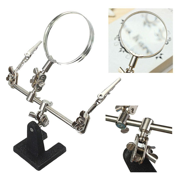 Electric Soldering Irons Magnifying Glass Welding Accessories Crocodile Clips