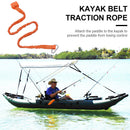 Fishing Rod Pole Coiled Lanyard Cord Tie Rope Rowing Boat Parts (Orange) Newly